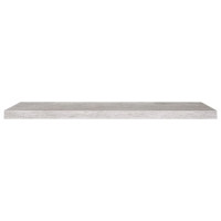 Produktbild för Svävande vägghyllor 4 st betonggrå 90x23,5x3,8 cm MDF