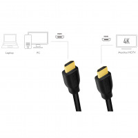 Produktbild för HDMI-kabel Premium High Speed 4K/60Hz 3m