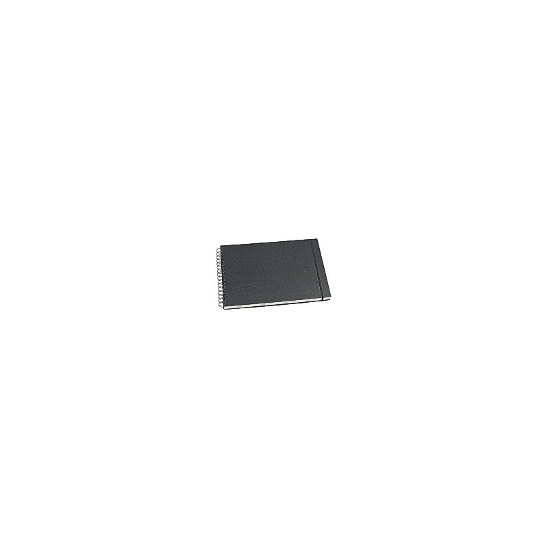 Produktbild för Skissblock GRIEG A4 liggande 150g svart