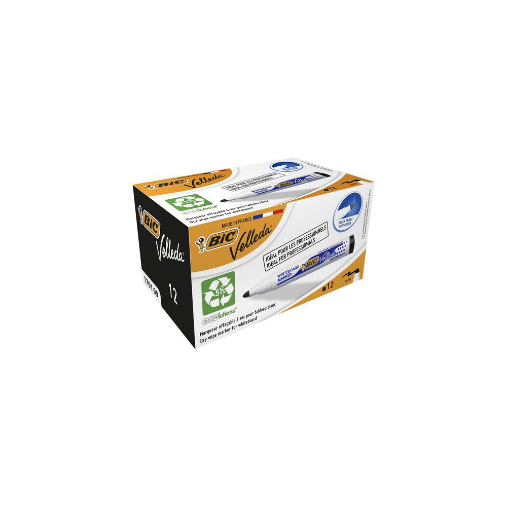 Produktbild för Whiteboardpenna BIC Velleda 1701 ECO Sv