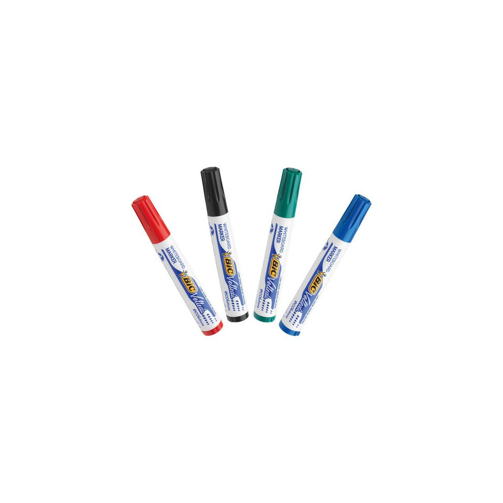 Produktbild för Whiteboardpenna BIC Velleda 1754ECO 4/fp