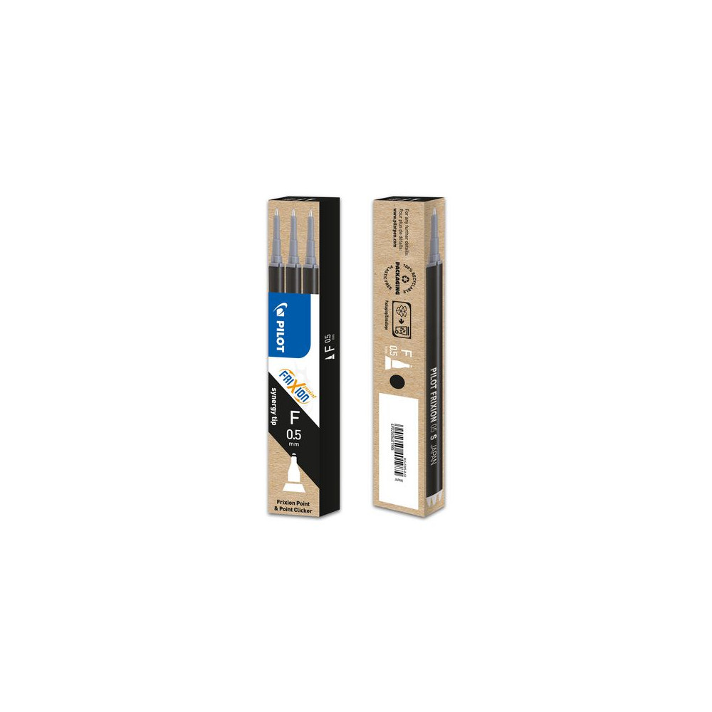 Produktbild för Refill PILOT Frixion Syner 0,5 sv 3/fp