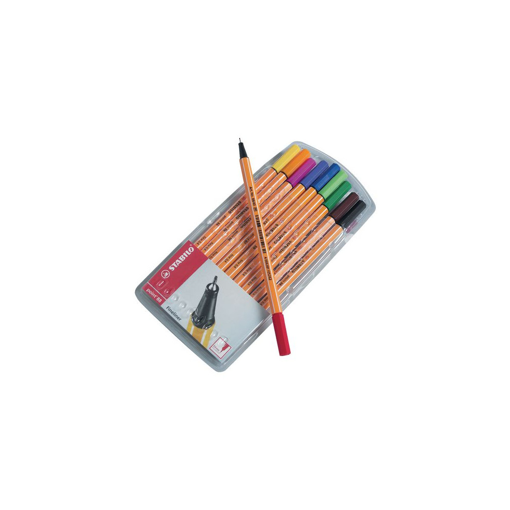 Produktbild för Fineliner STABILO Point 88 10/fp