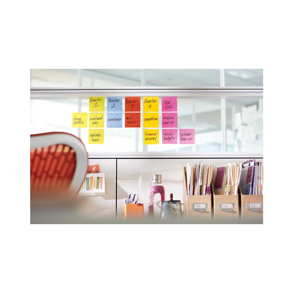 Produktbild för Notes POST-IT SS Carnival 76x76mm 6/fp