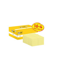 Produktbild för Notes POST-IT Värdepack 38x51mm gu 20/fp