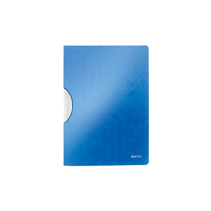 Produktbild för Klämmapp LEITZ WOW A4 PP blå