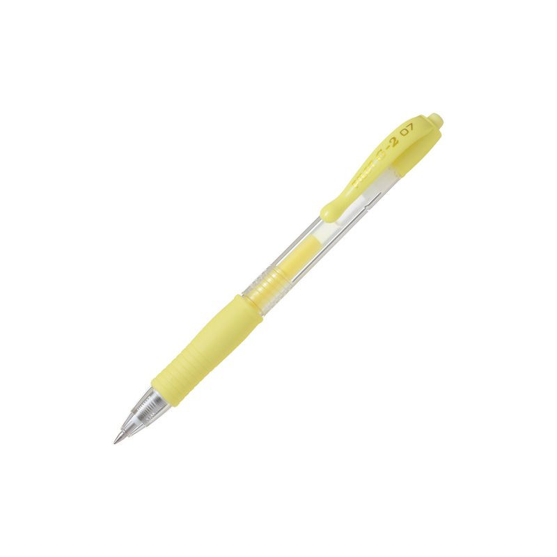 Produktbild för Gelpenna PILOT G-2 Pastel 0,7 gul