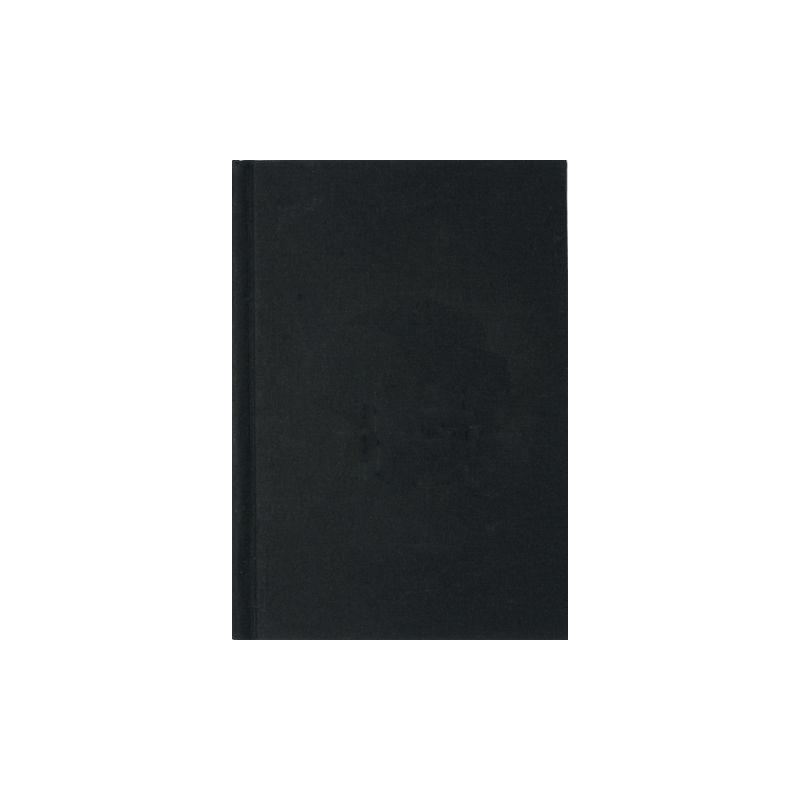 Produktbild för Anteckningsbok linnetextil linj A5 svart