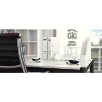 Produktbild för Pärm LAF LEITZ 180 EU-hål. A4/80mm vit