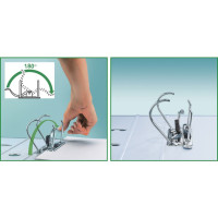 Produktbild för Pärm LAF LEITZ 180 EU-hål. A4/80mm vit