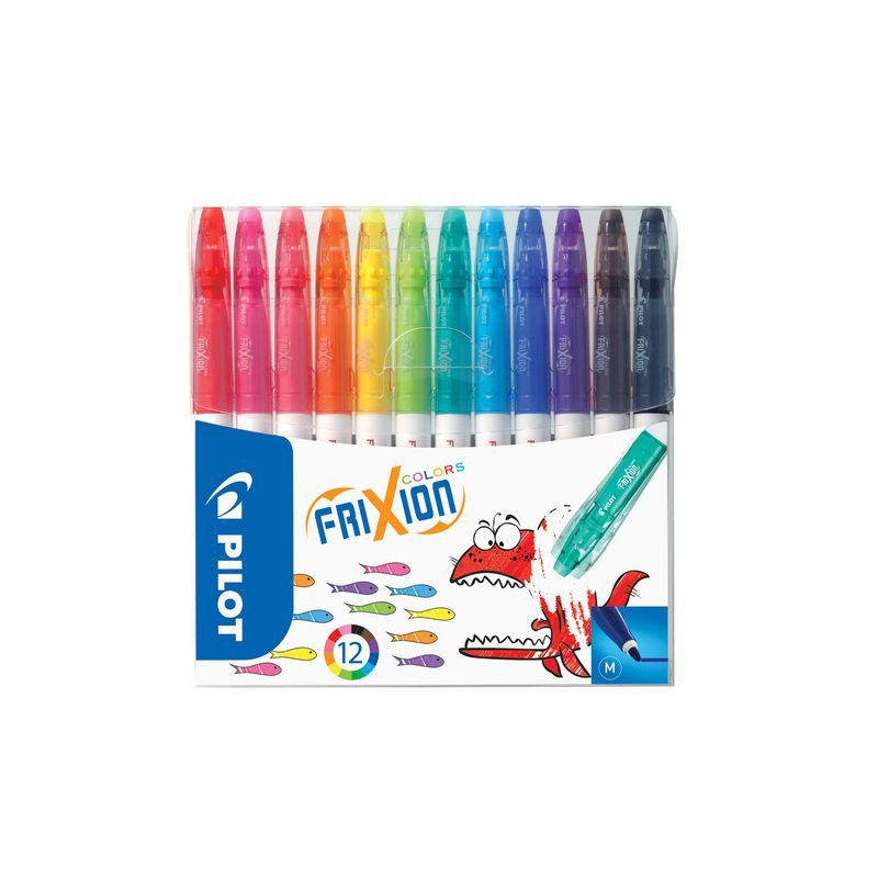 Produktbild för Fiberpenna PILOT Frixion Color 12-pack