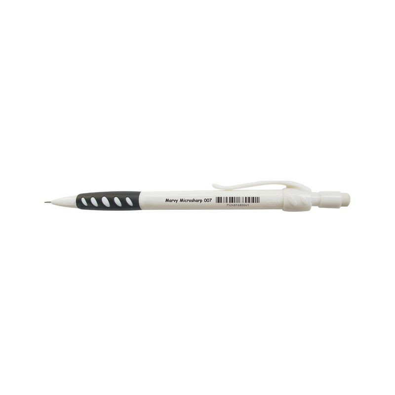 Produktbild för Stiftpenna MARVY Grip 0,7 mm vit