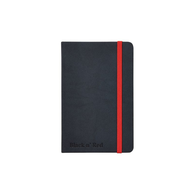 Produktbild för Ant.bok OXFORD Black n´Red A5 hard linj