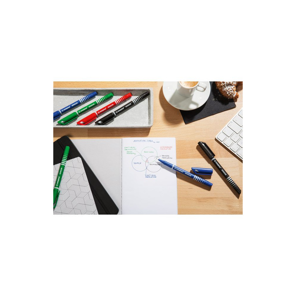 Produktbild för Fineliner STABILO Sensor 0,3mm grön