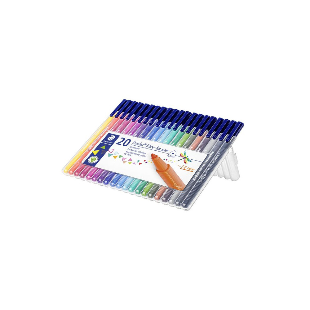 Produktbild för Fineliner STAEDTLER Triplus 1,0mm 20/fp