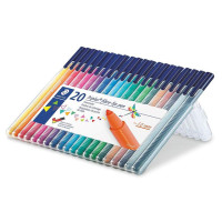 Produktbild för Fineliner STAEDTLER Triplus 1,0mm 20/fp