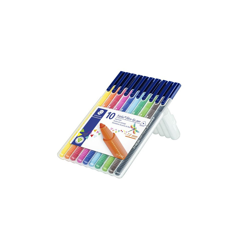 Produktbild för Fineliner STAEDTLER Triplus Color 10/fp