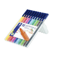 Produktbild för Fineliner STAEDTLER Triplus Color 10/fp