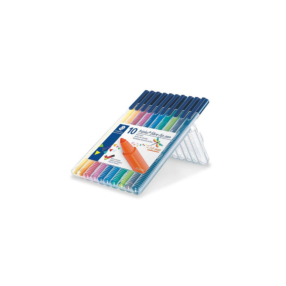 Produktbild för Fineliner STAEDTLER Triplus Color 10/fp