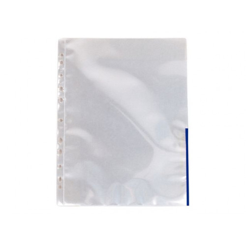ESSELTE Plastficka signal A4 0,11mm blå 100/fp