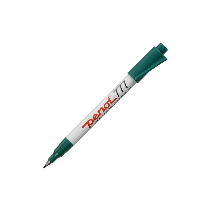 Produktbild för Märkpenna PENOL 777 perm. 1mm grön