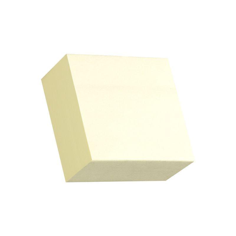 Produktbild för Notes STANDARD kub 76x76mm gul 450bl