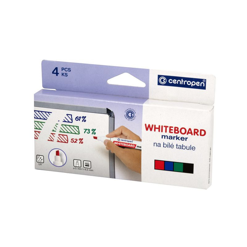 Produktbild för Whiteboardpenna CENTROPEN skuren 4/fp