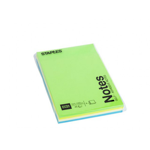 Staples Notes STAPLES X-sticky 101x150mm 4/FP