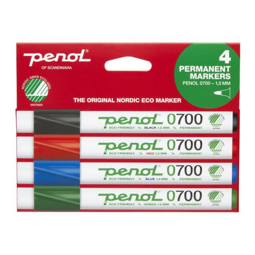 PENOL Märkpenna PENOL 0-700 perm 1,5mm 4 färg