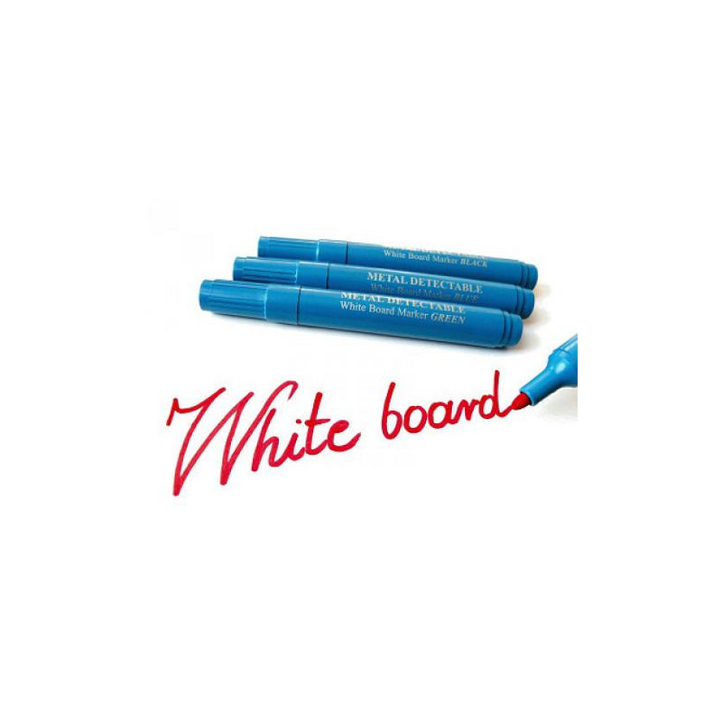 Produktbild för Whiteboardpenna detekterbar rund blå