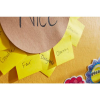 Produktbild för Notes POST-IT 100% recy 38x51mm gul 6/fp