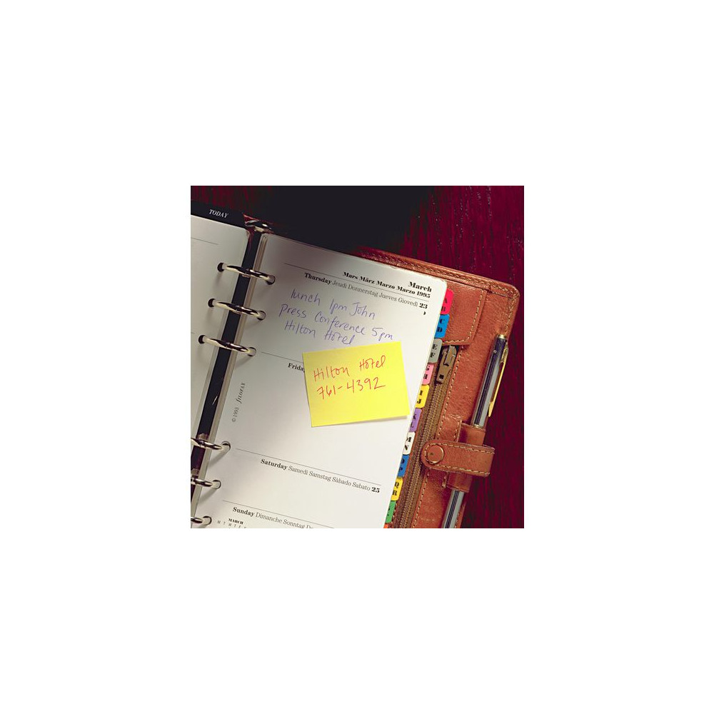 Produktbild för Notes POST-IT 100% recy 38x51mm gul 6/fp