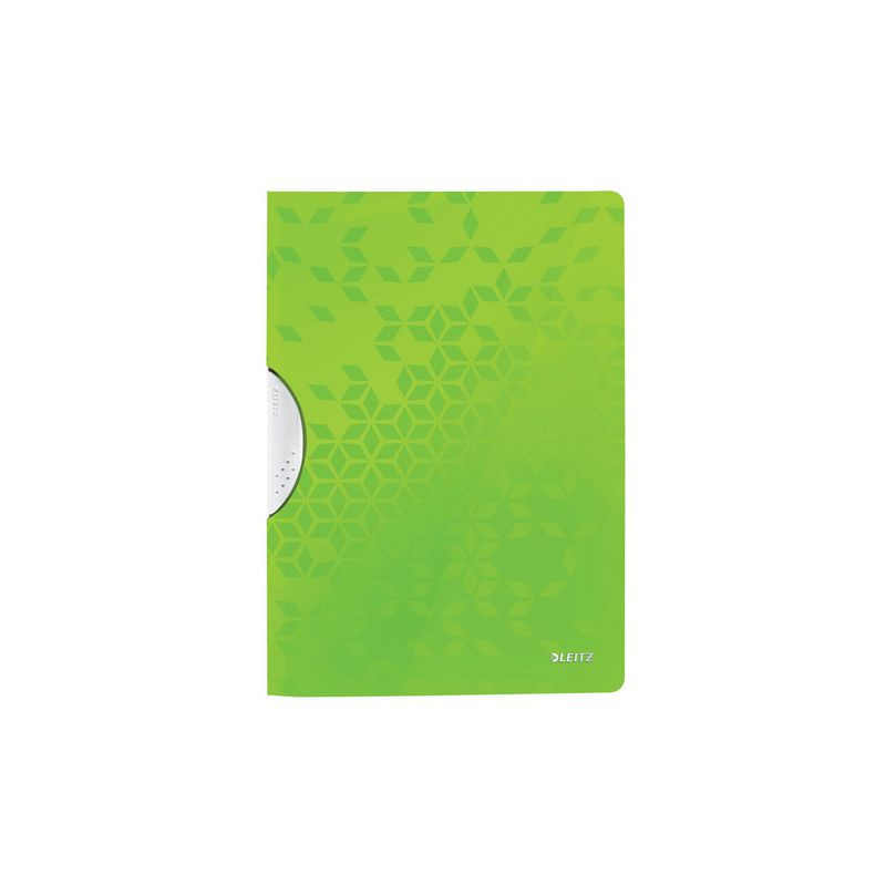 Produktbild för Klämmapp LEITZ WOW A4 PP grön