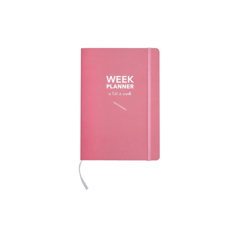 Produktbild för Kalender Week planner odaterad rosa 1051