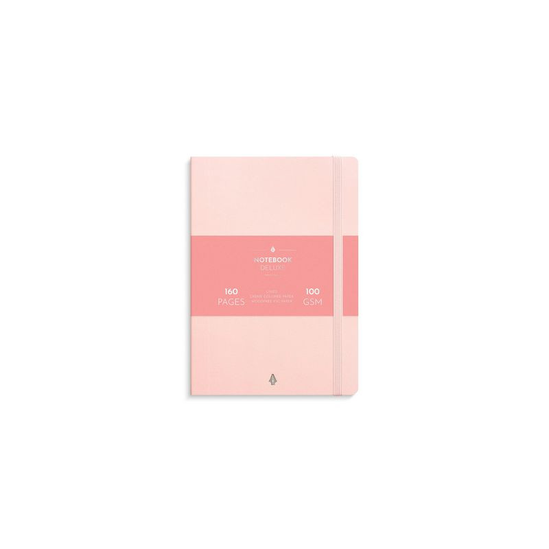 Produktbild för Anteckningsbok BURDE Deluxe A5 rosa