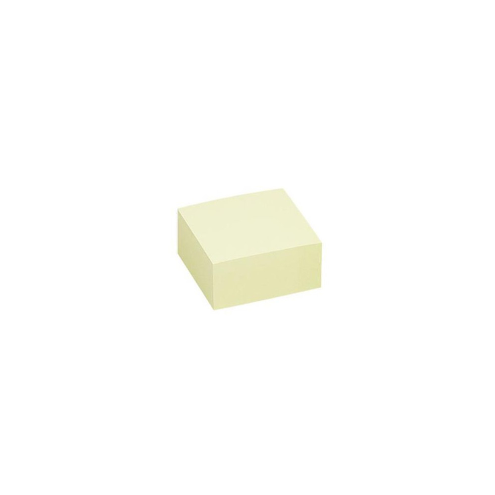 Produktbild för Notes INFO NOTES kub 75x75mm gul