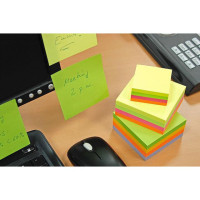 Produktbild för Notes INFO NOTES kub 50x50mm neon