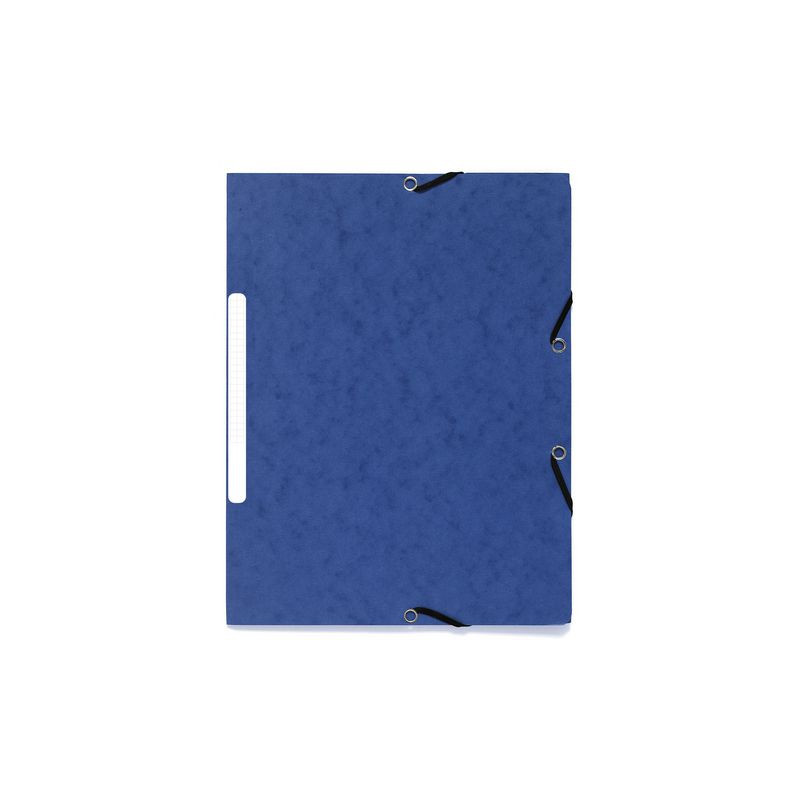 Produktbild för Gummibandsmapp EXACOMPTA 3-kl ECO blå