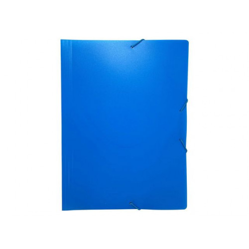 [NORDIC Brands] Gummibandsmapp plast A4 blå