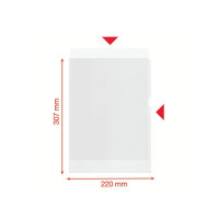 Produktbild för Aktmapp ESSELTE recy A4 0,10mm 100/fp