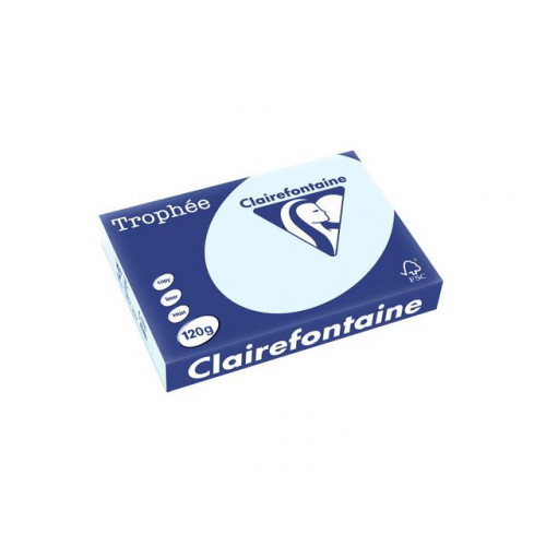 Clairefontaine Kop.ppr TROPHEÉ A4 120g oh blå 250/FP
