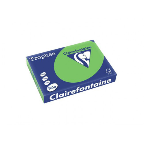 Clairefontaine Kop.ppr TROPHEÉ A4 120g grön 250/FP