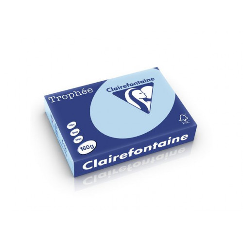Clairefontaine Kop.ppr TROPHEÉ A4 160g ljusblå 250/FP