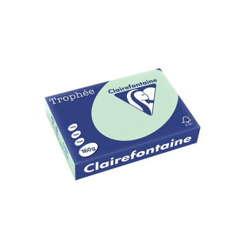 Clairefontaine Kop.ppr TROPHEÉ A4 160g mintgrön 250/FP