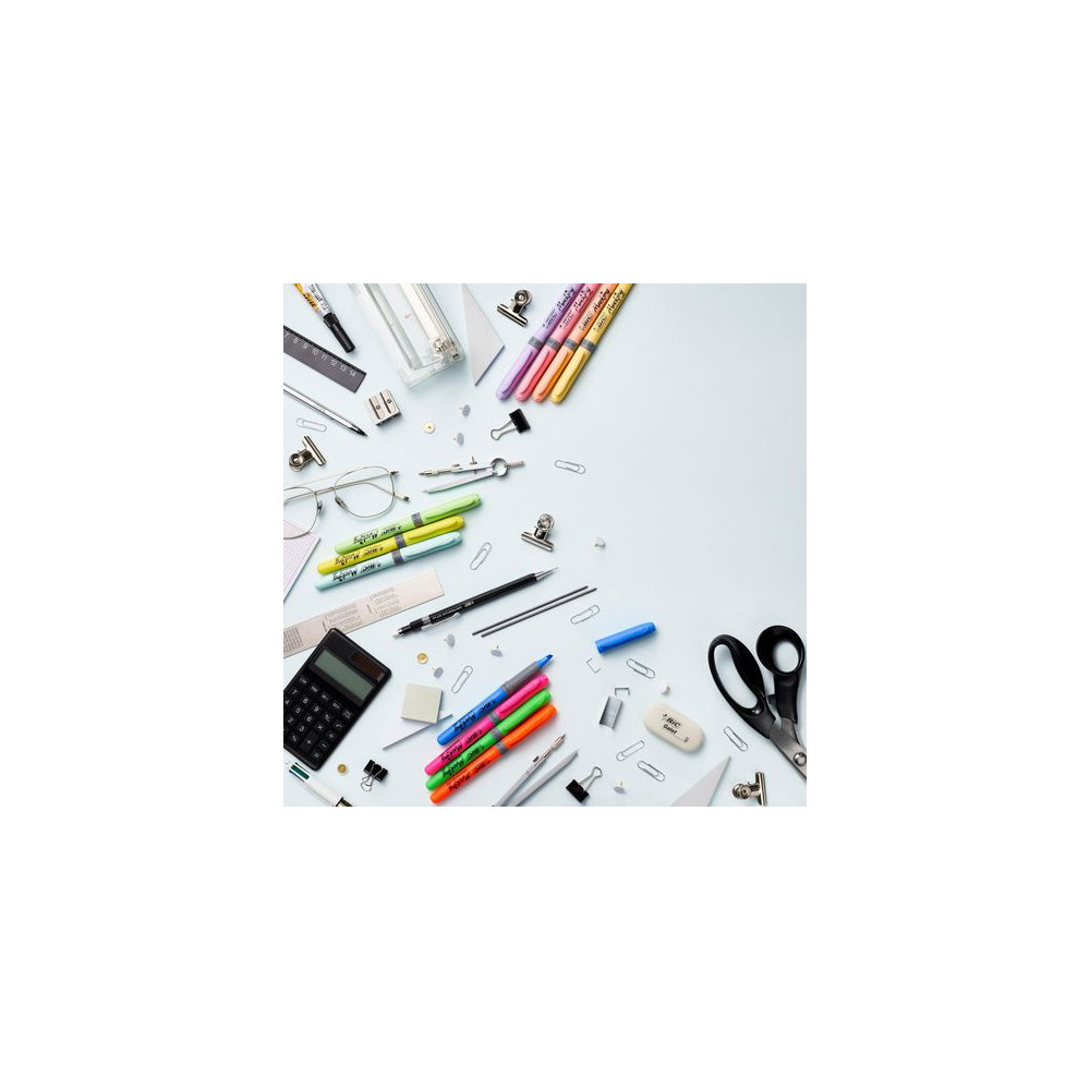 Produktbild för Överstrykningspennor BIC Grip 15/fp