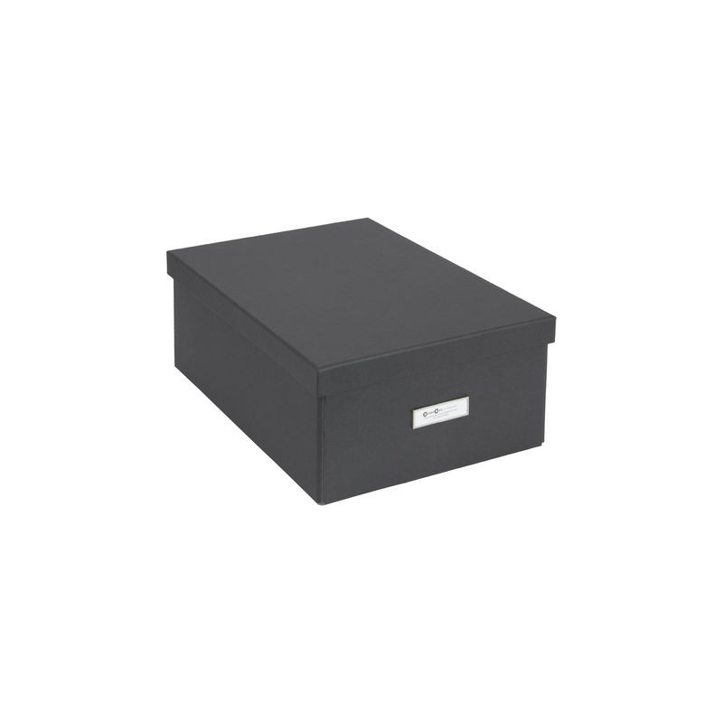 Produktbild för Förvaringsbox BIGSO Katia grå