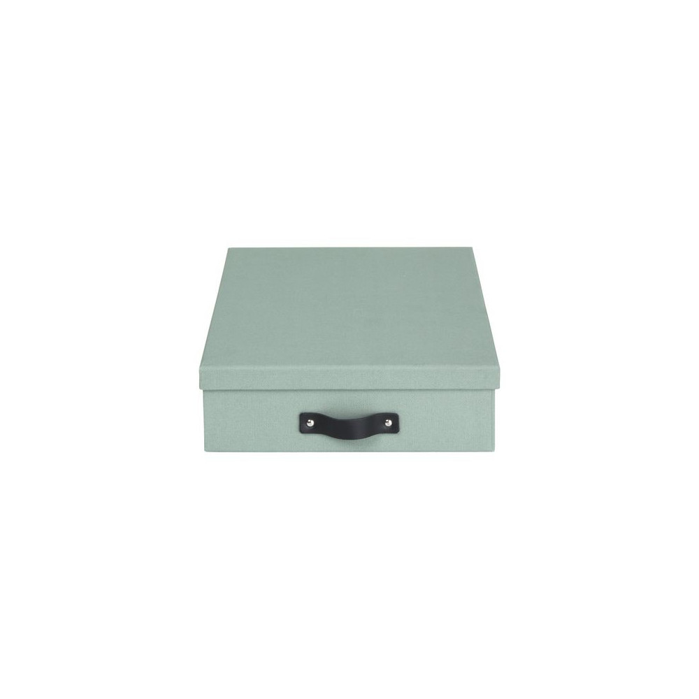 Produktbild för Förvaringsbox m.lock kartong A4 Mint