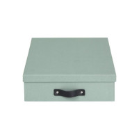 Produktbild för Förvaringsbox m.lock kartong A4 Mint