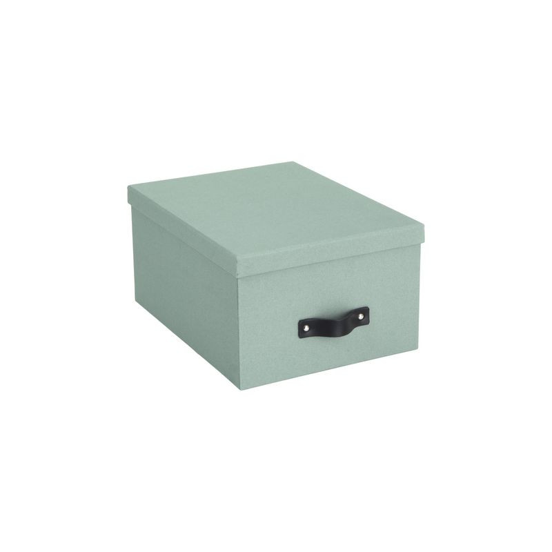 Produktbild för Förvaringsbox m.lock kartong mint