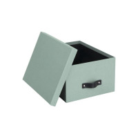 Produktbild för Förvaringsbox m.lock kartong Mint